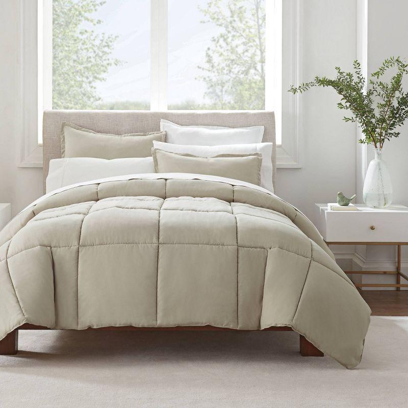 Serta Microfiber 3 Piece Comforter Set