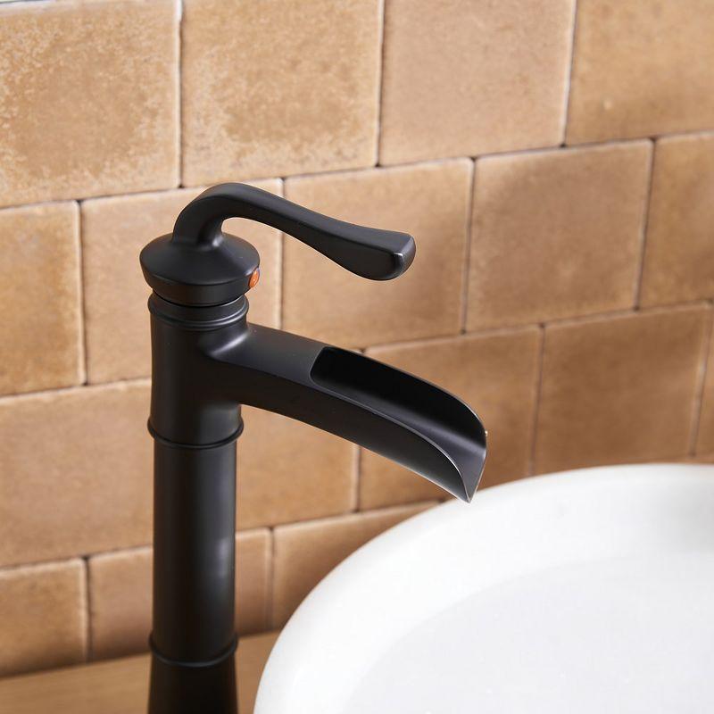 BWE Waterfall Single Hole Single-Handle Vessel Bathroom Faucet