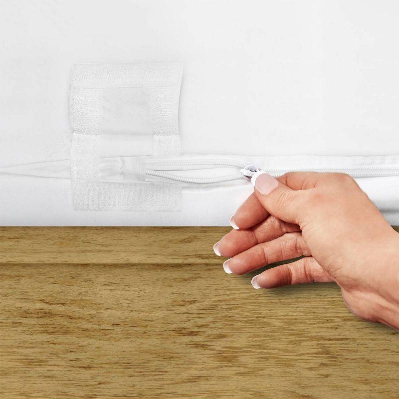 Allerease Twin Ultimate Cotton Waterproof Allergen and Bedbug Barrier Zippered Mattress Protector: Hypoallergenic Encasement