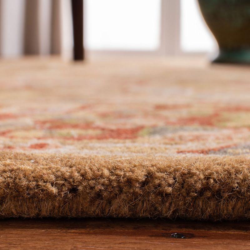 Heritage HG963 Hand Tufted Area Rug - Beige/Rust - 8'9"x11'9" - Safavieh.
