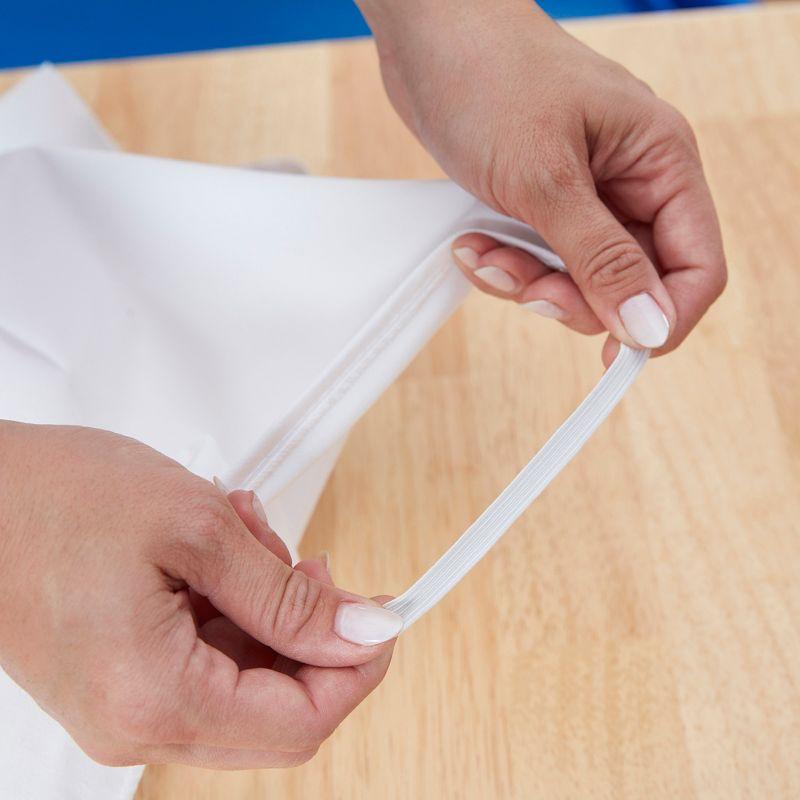 ECR4Kids ECR4Kids Stackable Kiddie Cot with Sheet, Classroom Furniture, Blue (Set of 6)