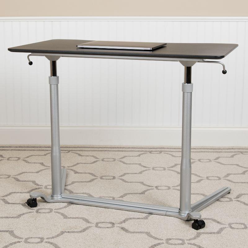 Flash Furniture Sit-Down, Stand-Up Ergonomic Computer Desk - Standing Desk