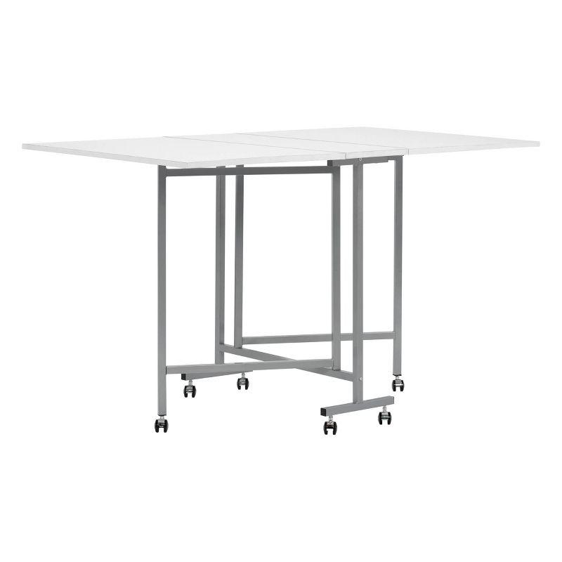 Sew Ready 58.75'' x 36.5'' Foldable Craft Table with Wheels