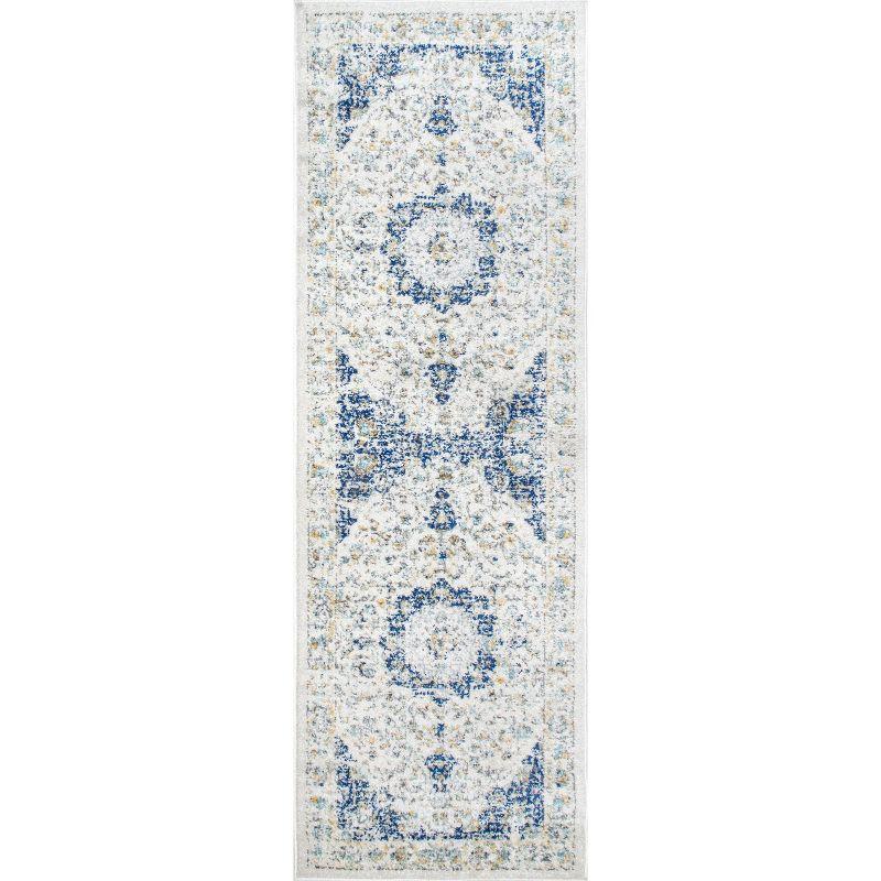 Nuloom Verona Vintage Persian Indoor Area Rug, Runner 2' 6" x 14', Blue