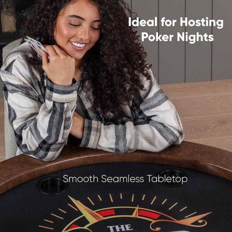 SereneLife Serenelife 49.21'' 8 - Player Poker Table