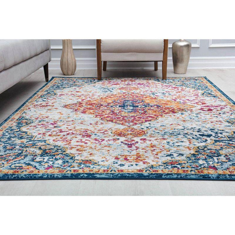 Rugs America Harper Abstract Vintage Area Rug