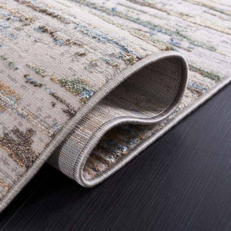 Bel Air BLA240 Power Loomed Runner Rug - Beige/Gray - 2'2"x9' - Safavieh.