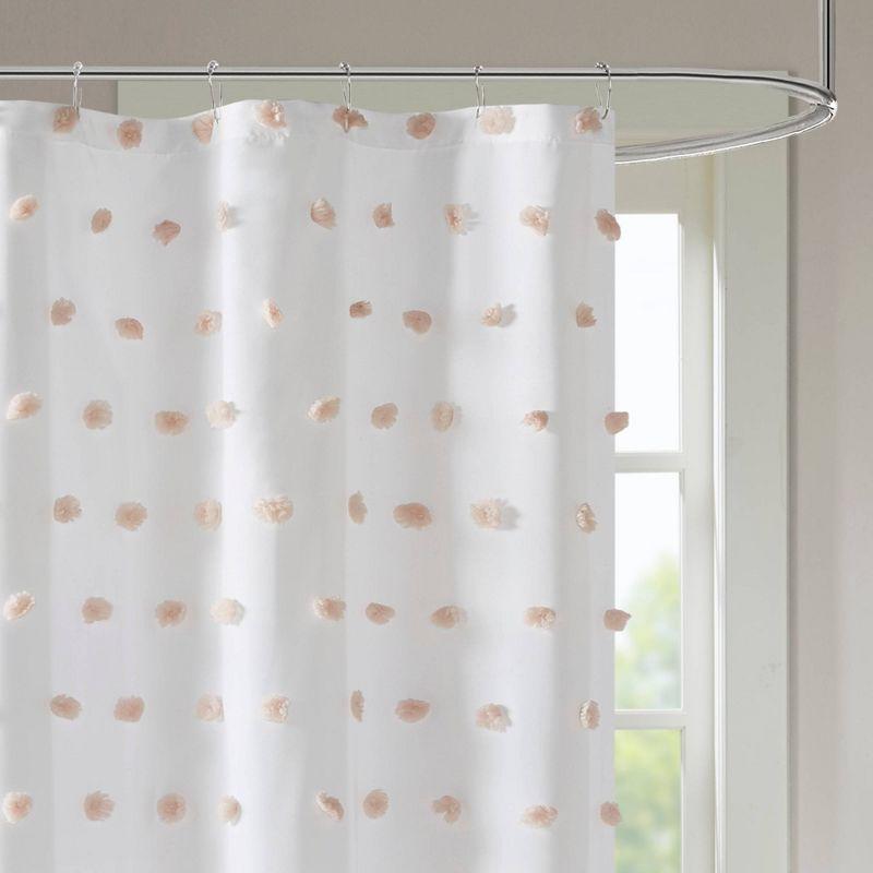 Polka Dots Single Shower Curtain