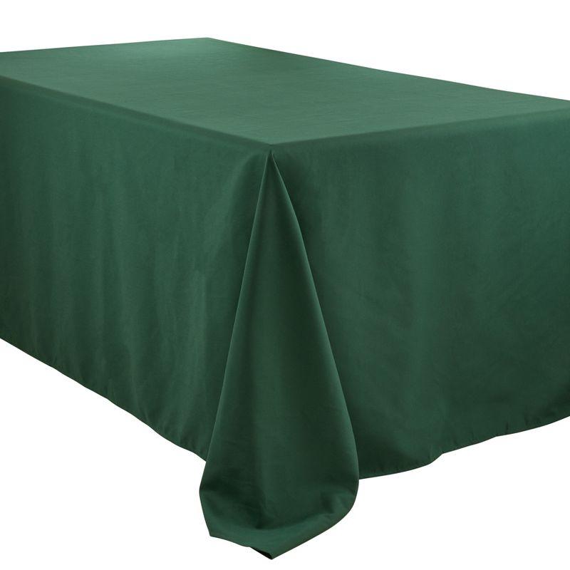 Saro Lifestyle Solid Color Everyday Tablecloth, Jasper Green, 90" x 156"