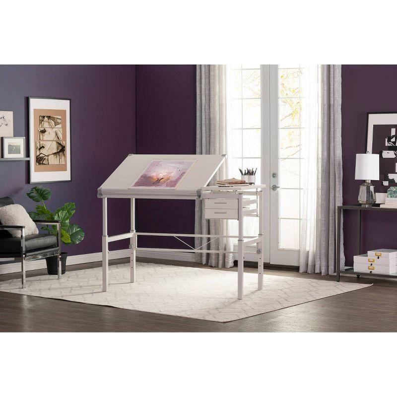 Inbox Zero Cowie Height Adjustable Drafting Table