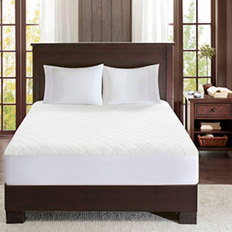 Woolrich Woolrich Electric Heated Sherpa White Mattress Pad Twin XL