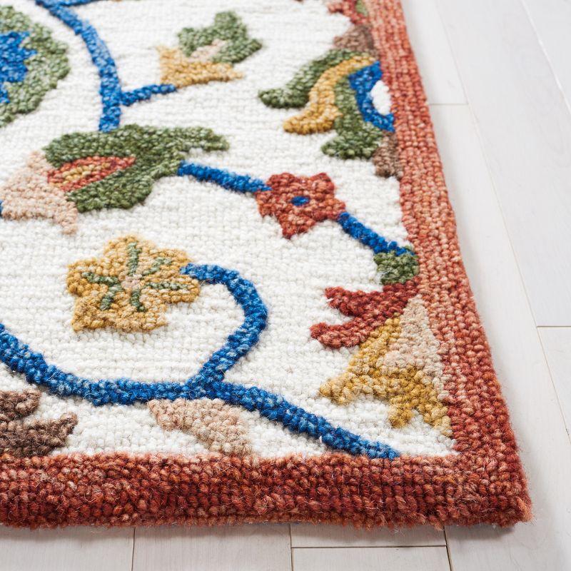 Blossom BLM562 Hand Tufted Area Rug - Ivory/Green - 8'x10' - Safavieh.