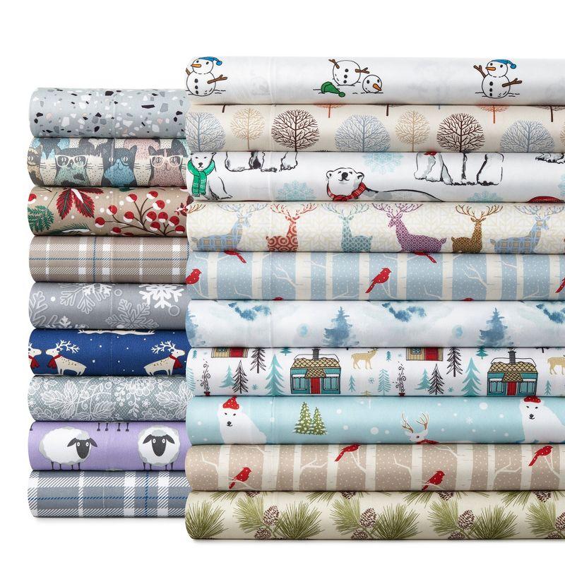 Micro Flannel® Micro Flannel® Printed Deep-Pocket Sheet Set