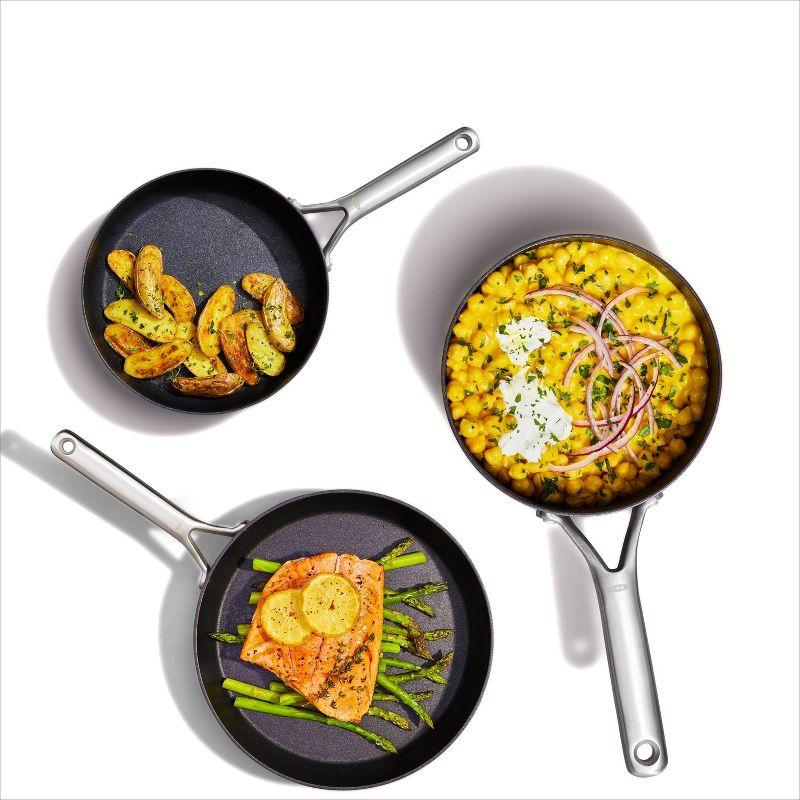 OXO OXO 5 Pieces Hard-Anodized Aluminium Non Stick Cookware Set