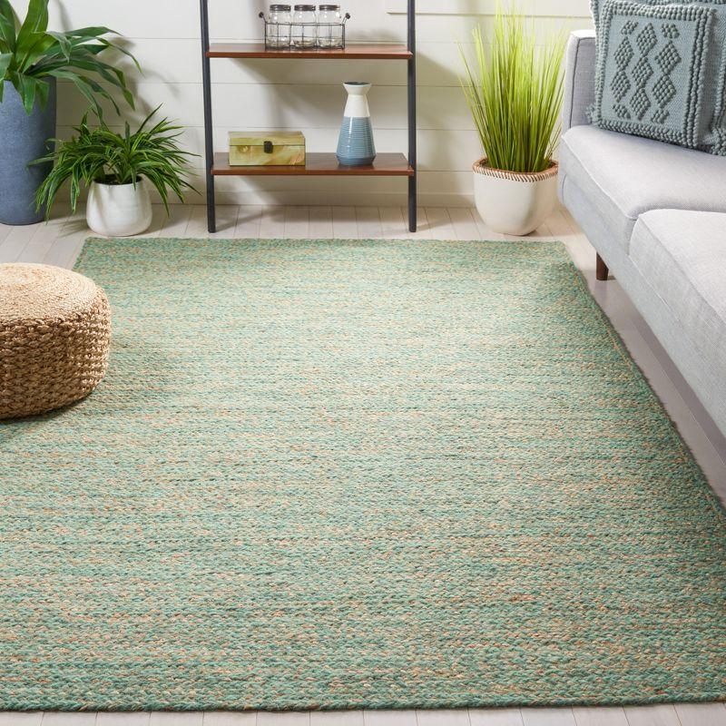 Natural Fiber NFB950 Hand Loomed Area Rug - Green/Natural - 3'x5' - Safavieh.