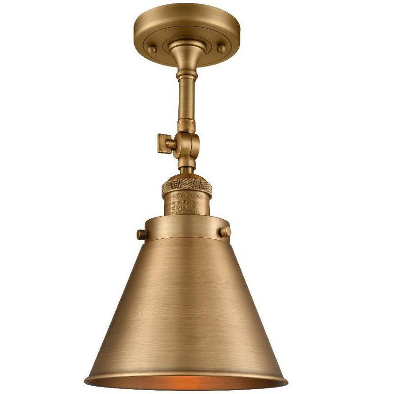 Innovations Lighting Franklin Restoration 1 - Light Sconce in  Brushed Brass