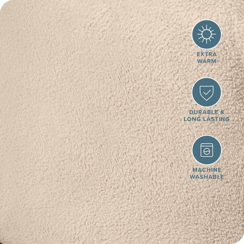 Bare Home Micro Fleece Super Soft Fitted Sheet