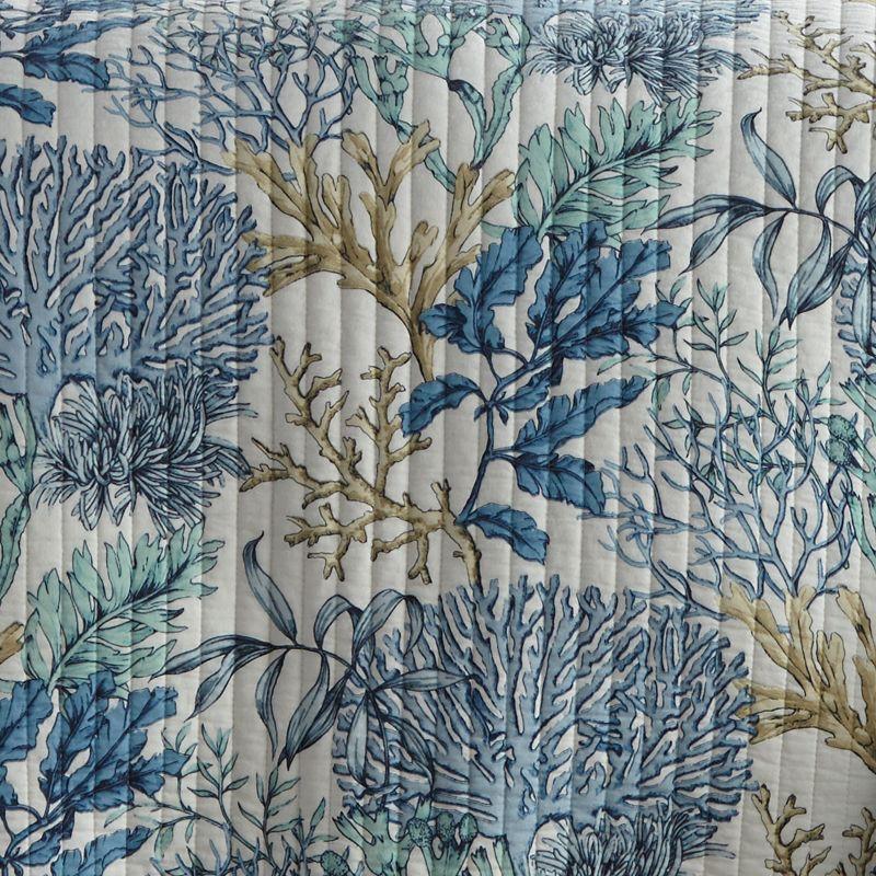 Mahina Quilt Set - Twin/Twin XL Quilt and One Standard Pillow Sham Blue - Levtex Home