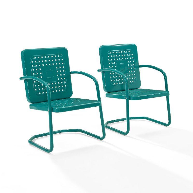 Kutcher Powder Coated Steel Outdoor Lounge Chair