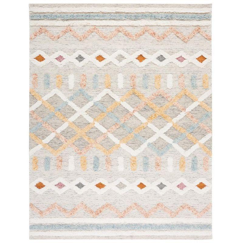 Ivory Elegance 9' x 12' Hand-Tufted Wool Area Rug