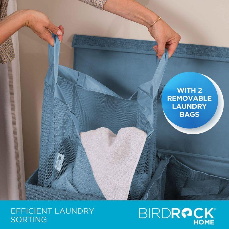 BirdRock Home Fabric Laundry Sorter with Handles
