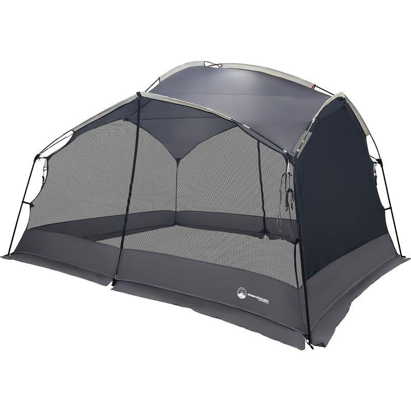 Wakeman Outdoors 12x10 Pop Up Canopy Screen Tent with Mosquito Net for Camping or Parties, Navy