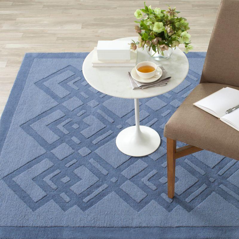 Martha Stewart MSJ5421 Hand Loomed Area Rug - Ink - 5'x8' - Safavieh.