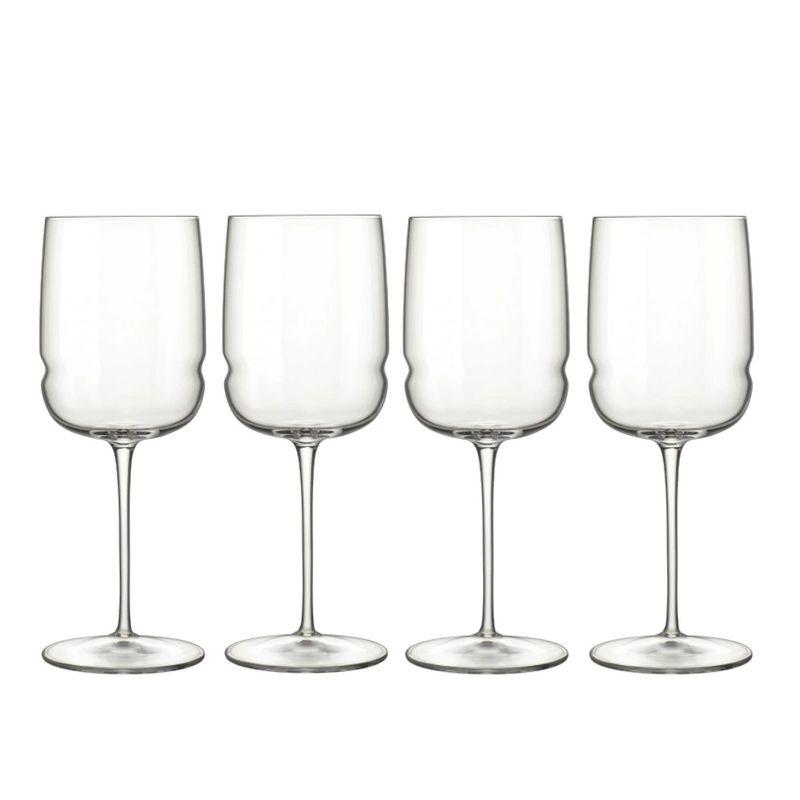 Luigi Bormioli Grandioso Chardonnay 15.25 oz. Wineglass, Set of 4, Titanium Reinforced Stem, Made of SON-hyx Crystal, Made in Italy