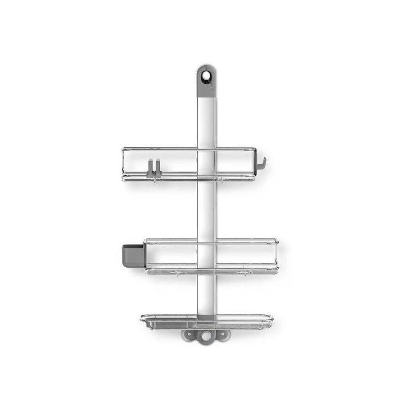 Simplehuman Adjustable Shower Caddy, Stainless Steel and Anodized Aluminum