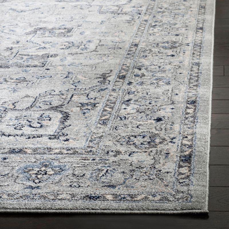 Charleston CHL411 Loomed Indoor Area Rug - Grey/Dark Grey - 5'3"x7'6" - Safavieh