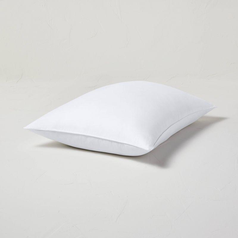 King Medium/Firm Machine Washable Medium Down Alternative Pillow - Casaluna™: Hypoallergenic, 300 Thread Count, Cotton Cover