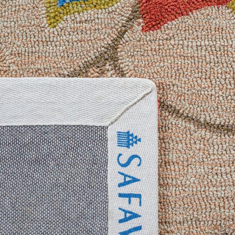 Four Seasons FRS435 Hand Hooked Runner Rug - Ivory/Rust - 2'3"x8' - Safavieh.