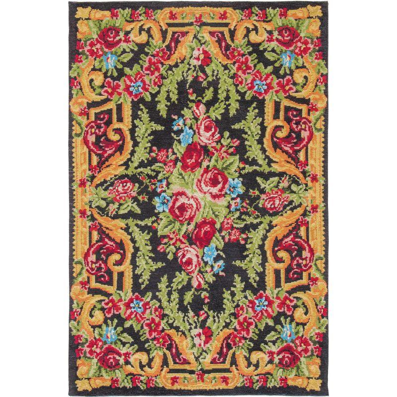Astoria Grand Abington Classic Vintage Performance Floral Rug