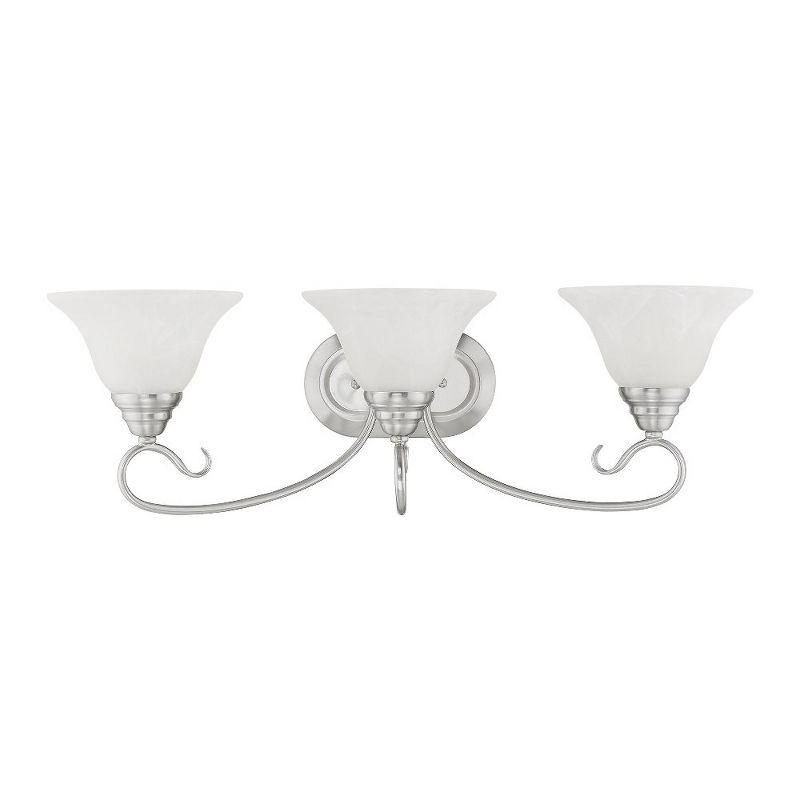 Livex Lighting Coronado 3 - Light Vanity in  Brushed Nickel