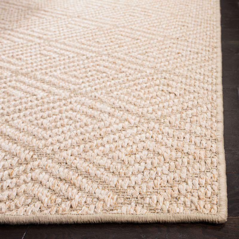 Palm Beach PAB360 Power Loomed, Jacquard Weave Indoor Area Rug - 5'x8' - Beige/Beige - Safavieh