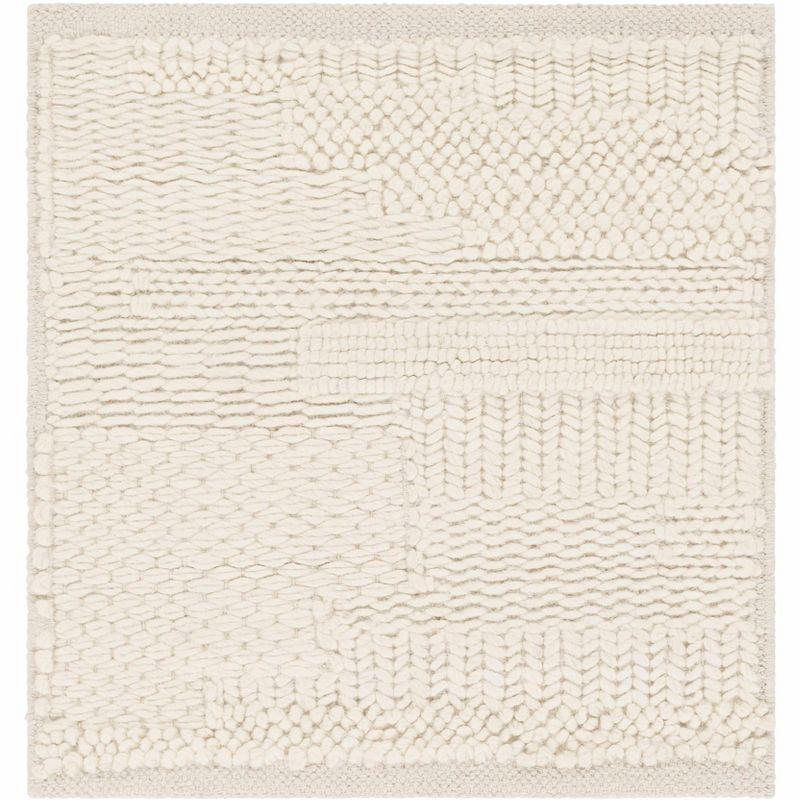 Hauteloom Cypress Cream Textured Wool Rug