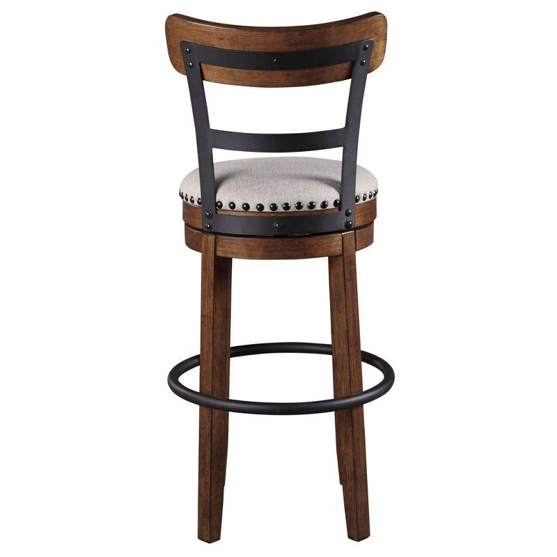 Tall Valebeck Upholstered Swivel Barstool - Signature Design by Ashley