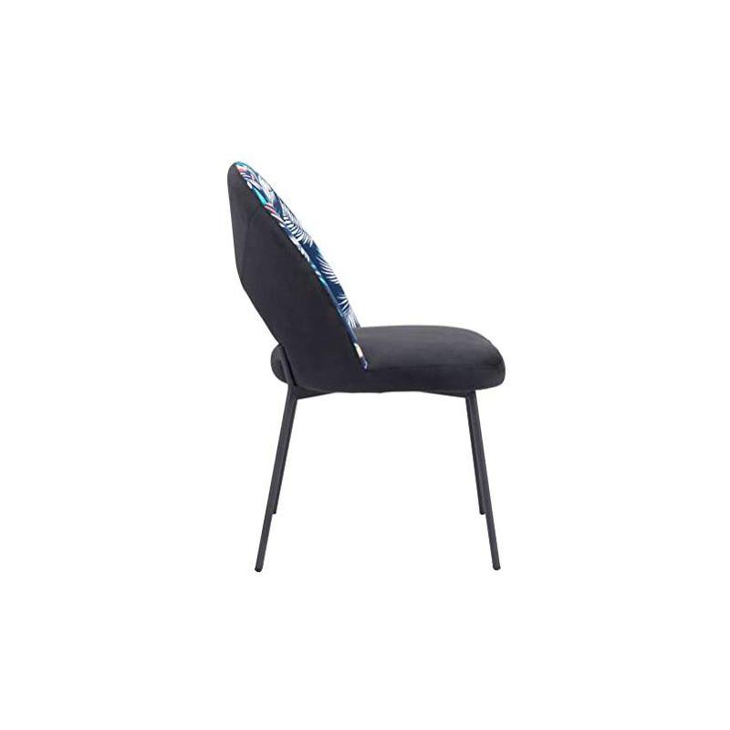 Zuo Merion Dining Chair (Set of 2) Multicolor Print & Black