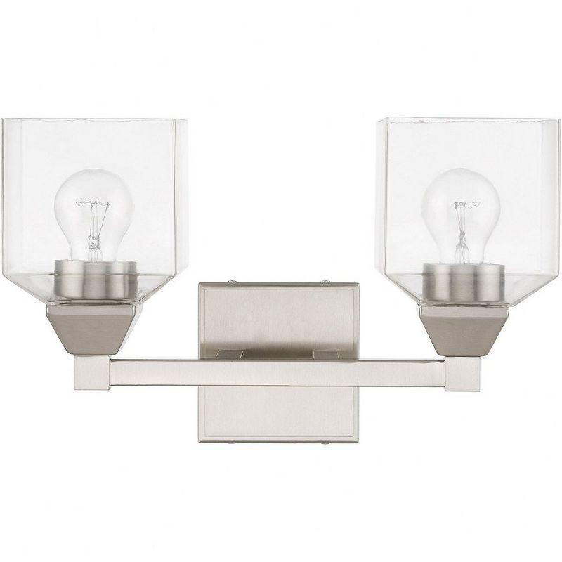 Livex Lighting Aragon 2 - Light Vanity in  Brushed Nickel