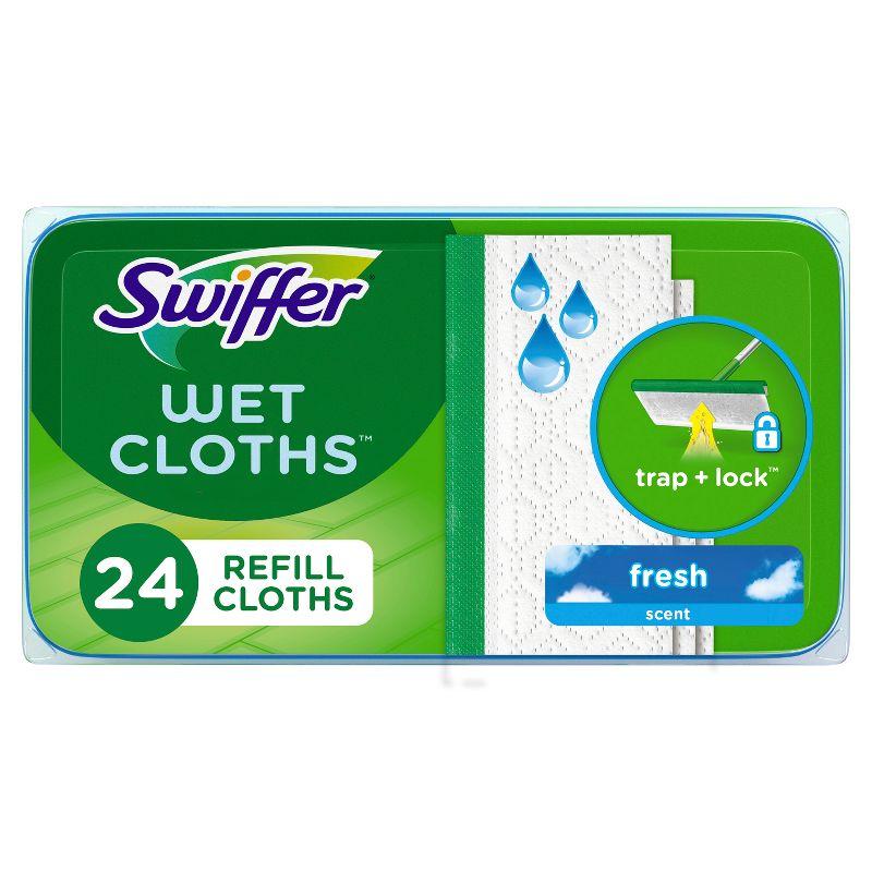 Swiffer Fresh Scent Wet Mopping Cloths Refill Pack