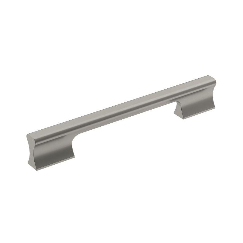 Satin Nickel Modern Cabinet Bar Pull with Mounting Hardware