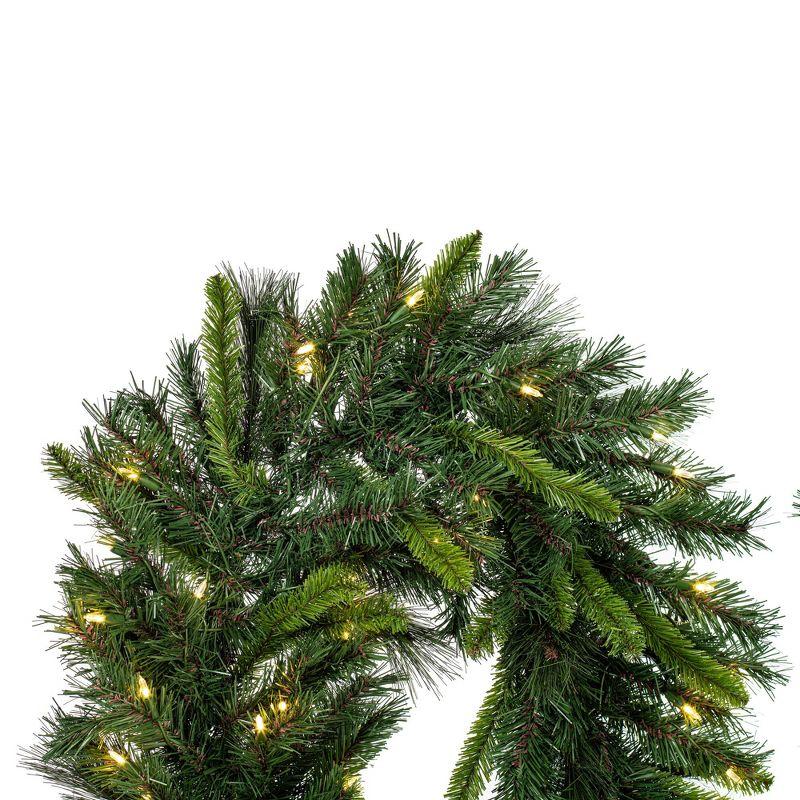 108'' in. Lighted Mixed Pine Garland