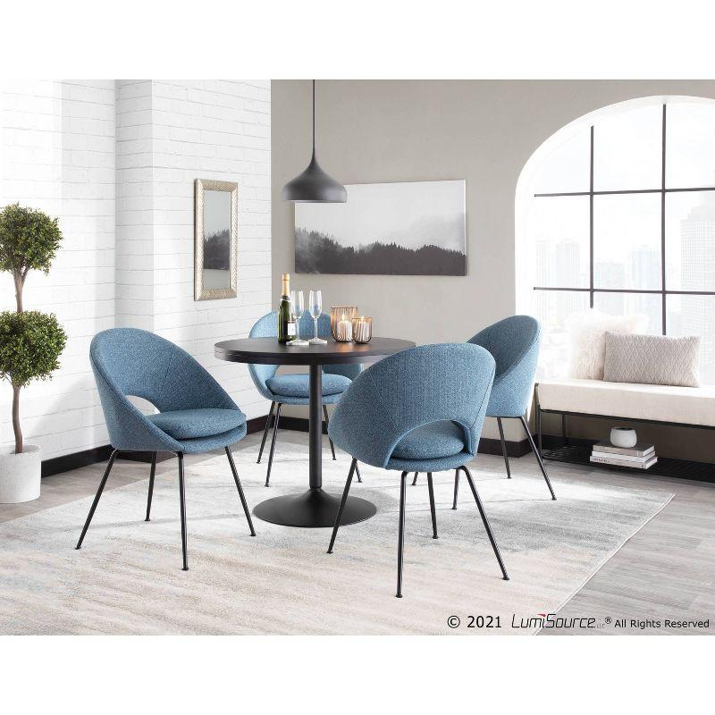 36" Dakota Industrial Round Dining Table - LumiSource