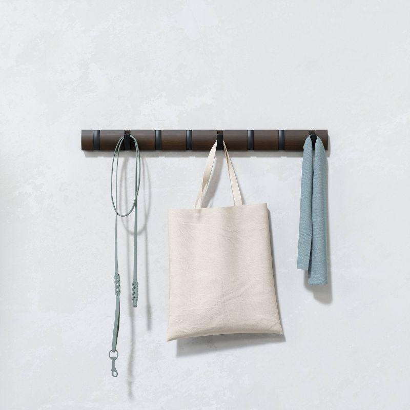 Flip 8 - Hook Solid Wood Coat Rack