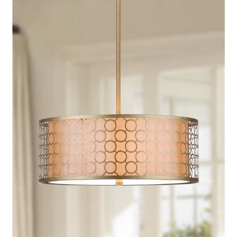 Torpoint 3 - Light Dimmable Drum Chandelier