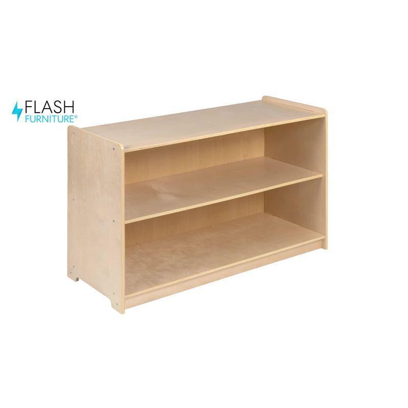 Flash Furniture Bexley Wooden School Classroom Storage Cabinet for Commercial or Home Use