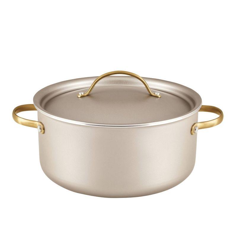 Champagne Aluminum Nonstick 5.5 Quart Dutch Oven with Lid