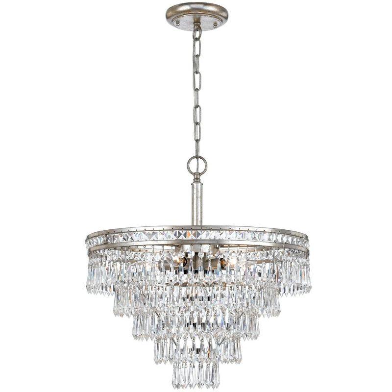 Crystorama Lighting Mercer 7 - Light Chandelier in  Olde Silver