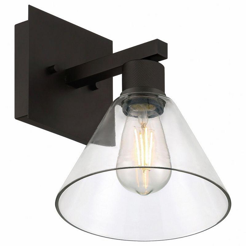 Access Lighting Port Nine 1 - Light Wall Light in  Matte Black