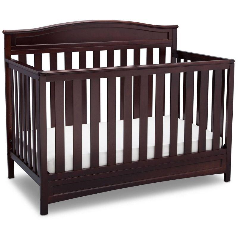 Delta Children Emery 4-in-1 Convertible Crib - Dark Chocolate